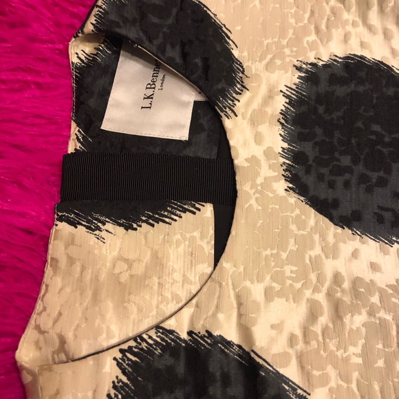 Lk Bennett Ceylán spotted jaguar dress - Picture 8 of 10